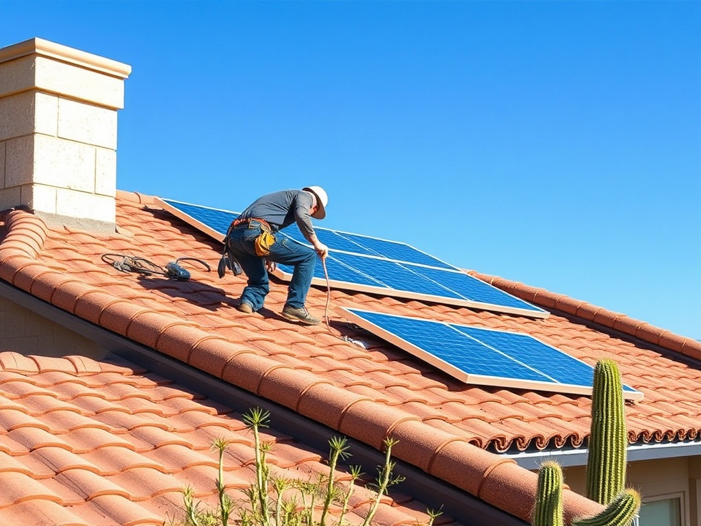 Solar Panel Roofing in Phoenix, Arizona — Phoenix Roof Master